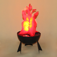 Lampe à flamme à usage intérieur de 20cm pour décoration d'ambiance environnementale