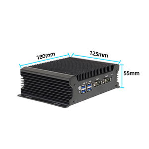 Computadora Industrial Integrada Sin Ventilador Intel I3/I5/i7 8GB RAM 128GB SSD Montaje en Riel DIN Amplio Rango de Temperatura Puerta de Enlace <span class=keywords><strong>IoT</strong></span> - Product Image 2