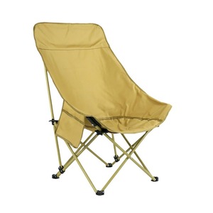 เก้าอี้พับกลางแจ้งทรงพระจันทร์ พนักพิงสูง โครงอะลูมิเนียม ผ้า Oxford 600D พกพาสะดวก สำหรับตั้งแคมป์และสวน น้ำหนักเบา รูปทรงสี่เหลี่ยม - Product Image 2