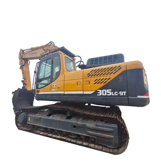 Hyundai 305LC-9T รถขุดมือสองคุณภาพสูง 30 ตันผลิตในญี่ปุ่น รถขุด Komatsu Sany