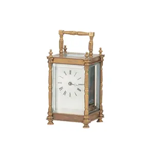 นาฬิกาข้อมือ/นาฬิกา,สไตล์ฝรั่งเศสกลางทรงสี่เหลี่ยมลายพอร์ซเลนทำจากทองเหลืองสำหรับสุภาพสตรี
