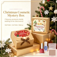 Coffret Mystère de Vernis à Ongles de Noël en Gros, Ensemble Cadeau Maquillage Beauté pour Détaillants, Emballage Personnalisé, Cadeau Surprise de Fêtes