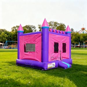 Château gonflable extérieur pour enfants, idéal pour la location en gros - Product Image 1