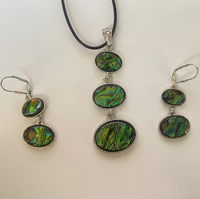 Collier et boucles d'oreilles en coquillage Abalone pour femmes, bijoux de mode