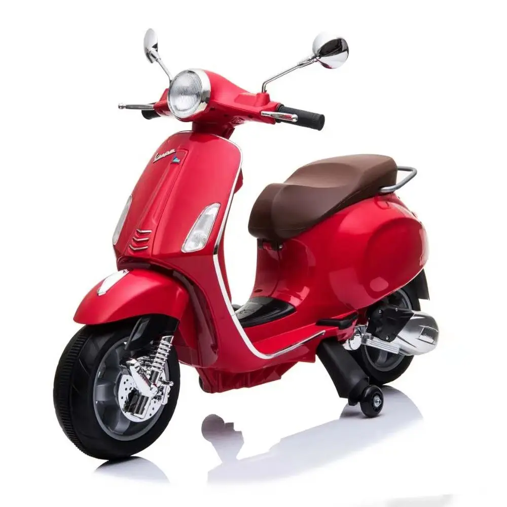 Nouvelle mini moto électrique Offre Spéciale sous licence Vespa 12V pour enfants