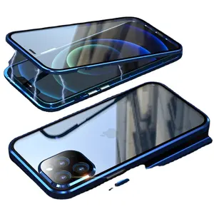 Suitable for iPhone 12 Pro Max 12 Pro Mini Protective Case Fundas coque double-sided glass mobile phone case protective case