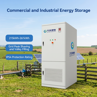 Sistemas de Energía Solar con Batería Todo en Uno de 125 kW y 261 kWh para Uso Industrial y Comercial, Fuera de la Red, con Batería LFP de 314 Ah
