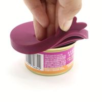 Logo personnalisé de qualité alimentaire chat chien réutilisable couvercle de boîte de conserve en silicone pour animaux de compagnie