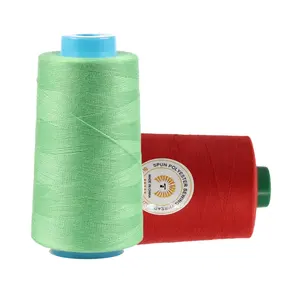 Thân Thiện Với Môi 100% Spun Polyester May Chủ Đề 20S 30S 40S 50S 60S 70S 100% Poly Poly Core Spun May Chủ Đề