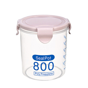 SealPot Food Storage <b>Jars</b> 600 800 1000Ml Airtight Cylinder For Grains Beans Dried Fruits Milk Powder - Product Image 5