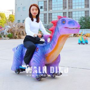 Équipement de dinosaure à chevaucher électrique à piles, animaux et dinosaures électriques à chevaucher - Product Image 5