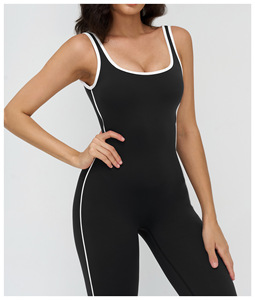 Nuevo Mono Deportivo Elegante y Transpirable de Una Pieza con Espalda Descubierta y Efecto Levanta Glúteos, Plisado, para Danza, Yoga y Deportes - Product Image 5