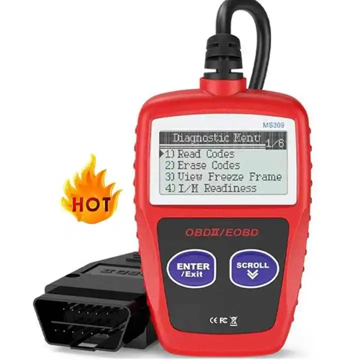 Hot Sales MS309 OBD2 Autofehler-Code leser OBDII Motordiagnose-Scanner-Reset-Tools mit mehreren Sprachen