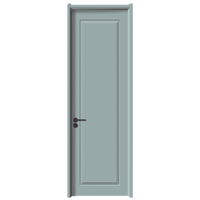 Panneau de porte stratifié CPL disponible en plusieurs couleurs, porte intérieure moderne minimaliste en bois pour chambre à coucher, insonorisée