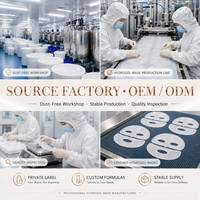Masque Hydrogel au Peptide de Cuivre GHK-Cu OEM ODM, Masque Facial Raffermissant, Hydratant et Lissant, Fabricant de Soins de la Peau à Marque Privée