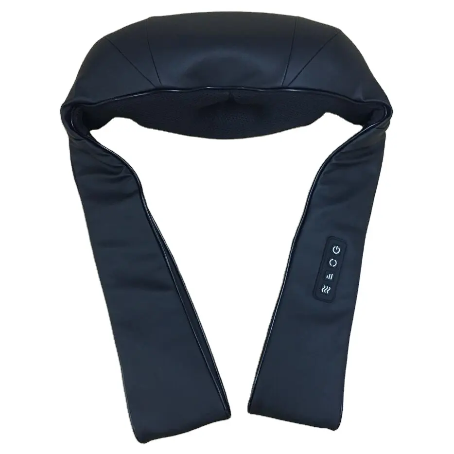 Cintura per massaggio alla schiena e alle spalle Shiatsu dal Design caldo con riscaldamento massaggiatore elettrico per il collo con impasto profondo per alleviare il dolore