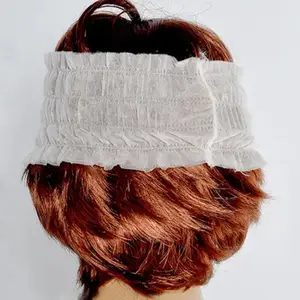 Популярная в США Женская одноразовая Нетканая четырёхэластичная повязка на голову для салона красоты, спа-магазина