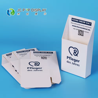 Présentoir de comptoir en carton pliable A4/A5 personnalisé conçu moderne rotatif brochure brochure porte-cartes de visite pour la maison
