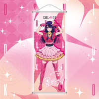 Arte Anime 70*25cm impresión cartel colgante OSHI NO KO rollos Wallscroll carteles decorativos