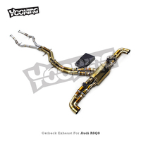 Catback complet de course avec tuyau avant pour Audi RS Q8/RSQ8/Q8 2019-2023 Silencieux en titane Système d'échappement à son actif