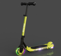 Düşük güç 60w katlanır çocuklar E Scooter 2 flaş ışığı tekerlek elektrikli şehir Escooter çocuk elektrik motorlu Scooter ile LED ışık