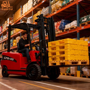 Montacargas Eléctrico Ecológico de 2 Toneladas a Precio de Fábrica con Cero Emisiones, Tracción en las 4 Ruedas y Larga Duración de Trabajo para Almacén - Product Image 5