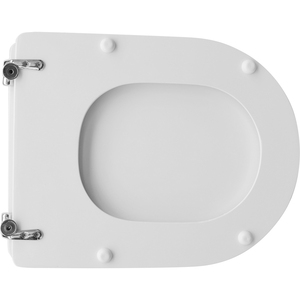 Copriwater Catalano C54 dal Design Europeo Moderno a Forma di V, Sgancio Rapido, Materiale MDF e UF per Uso Bagno - Product Image 2