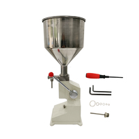 Remplisseuse à piston pneumatique semi-automatique A03, petite machine de remplissage de liquides