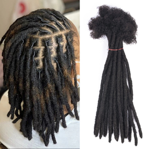 <span class=keywords><strong>Extension</strong></span> per Locs in <span class=keywords><strong>Capelli</strong></span> Umani Vietnamiti di Alta Qualità, 100% Naturali, Neri, Larghezza 0,6 cm - Product Image 1