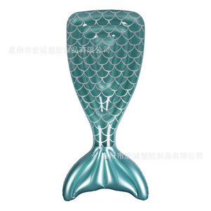 Mermaid Inflatable Swimming Float 180x90cm PVC Adult Pool Raft Floating Mat For Water Fun - Product Image 4