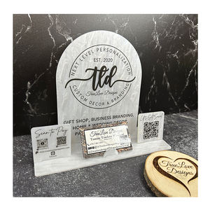 Panneau d'affichage <span class=keywords><strong>de</strong></span> code QR en acrylique en plastique personnalisé pour décoration <span class=keywords><strong>de</strong></span> table <span class=keywords><strong>de</strong></span> bar Panneau d'affichage <span class=keywords><strong>de</strong></span> code QR d'affichage décoratif <span class=keywords><strong>de</strong></span> fête <span class=keywords><strong>de</strong></span> médias sociaux - Product Image 1