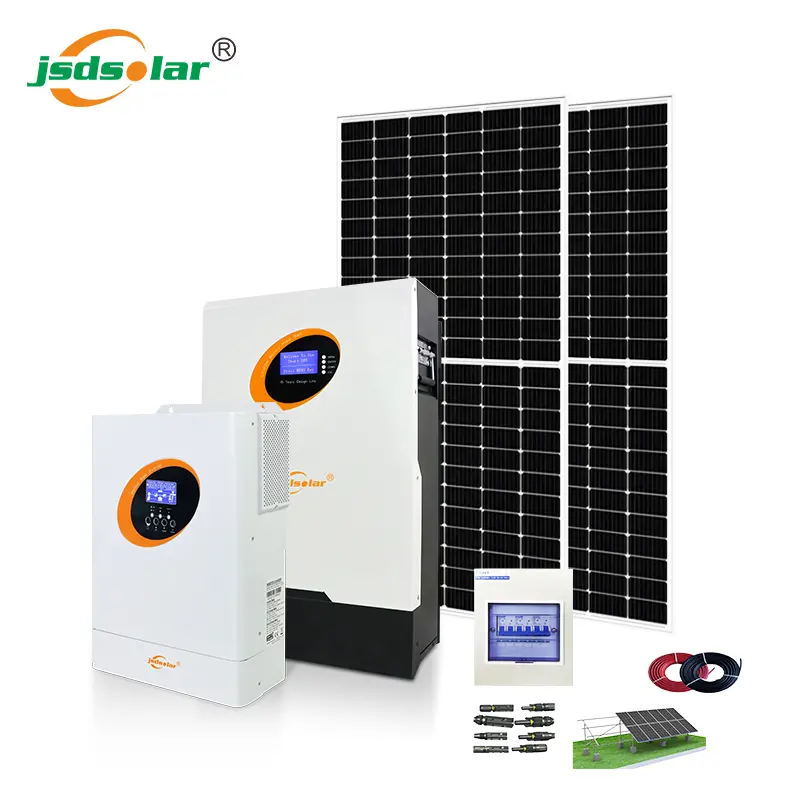 خارج الشبكة نظام الطاقة الشمسية لوحة الطاقة 10000 واط الشمسية 10KW 16.5KW للمنزل في الهواء الطلق صغيرة الشمسية نظام امدادات الطاقة