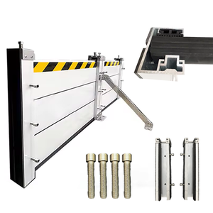 Système de barrière anti-inondation en aluminium pour l'entrée du garage de la maison Protection contre les inondations par ouragan pour la porte d'entrée et le stationnement en toute sécurité - Product Image 4