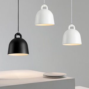 <span class=keywords><strong>Lustre</strong></span> en forme de cloche, design AB, abat-jour <span class=keywords><strong>noir</strong></span>, art, restaurant, bar, salle à manger, chambre à coucher, salon - Product Image 2