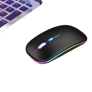 Rechargeable Wireless Mouse ultra Slim Silent Click Raton Inalambrico bluetooth Cheap White Wireless Mouse Magic Mouse for <b>Pc</b> - Product Image 2