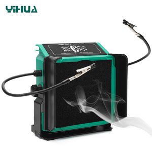 Extracteur de fumée de soudure YIHUA série 948DQ 200W avec filtre, station de soudage 110W et 2 mains d'aide W256 - Product Image 2