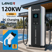 Borne de recharge rapide DC 80KW/120KW/160KW/200KW, robuste, sur pied, pour usage commercial/résidentiel