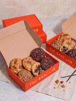 Boîte de présentation haut de gamme pour boulangerie, avec impression couleur intégrale, motif mode, logo personnalisé et inserts à compartiments