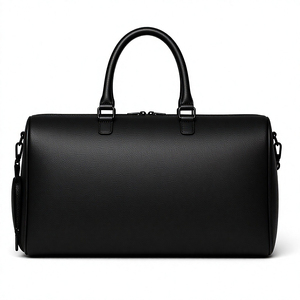 Bolsas de Lona de Cuero Premium con Logotipo Personalizado, Bolsa de Viaje y Gimnasio con Asas de Transporte, Cierre de Cremallera, Soporte OEM ODM, MOQ Bajo, Poliéster Duradero - Product Image 2