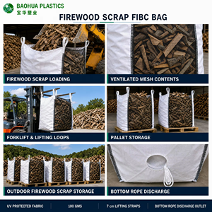 Sac <span class=keywords><strong>Big</strong></span> <span class=keywords><strong>Bag</strong></span> pour <span class=keywords><strong>bois</strong></span> <span class=keywords><strong>de</strong></span> chauffage 1000 kg, pour <span class=keywords><strong>bois</strong></span> <span class=keywords><strong>de</strong></span> préchauffage, ventilé, en vrac, sac FIBC Jumbo, robuste, traité anti-UV, réutilisable, Saco <span class=keywords><strong>De</strong></span> Lena - Product Image 3
