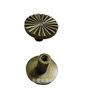 Zechen Furniture Handle Zinc Alloy 30mm Round Antique Cabinet <b>Knob</b> Traditional Style Durable - Product Image 2