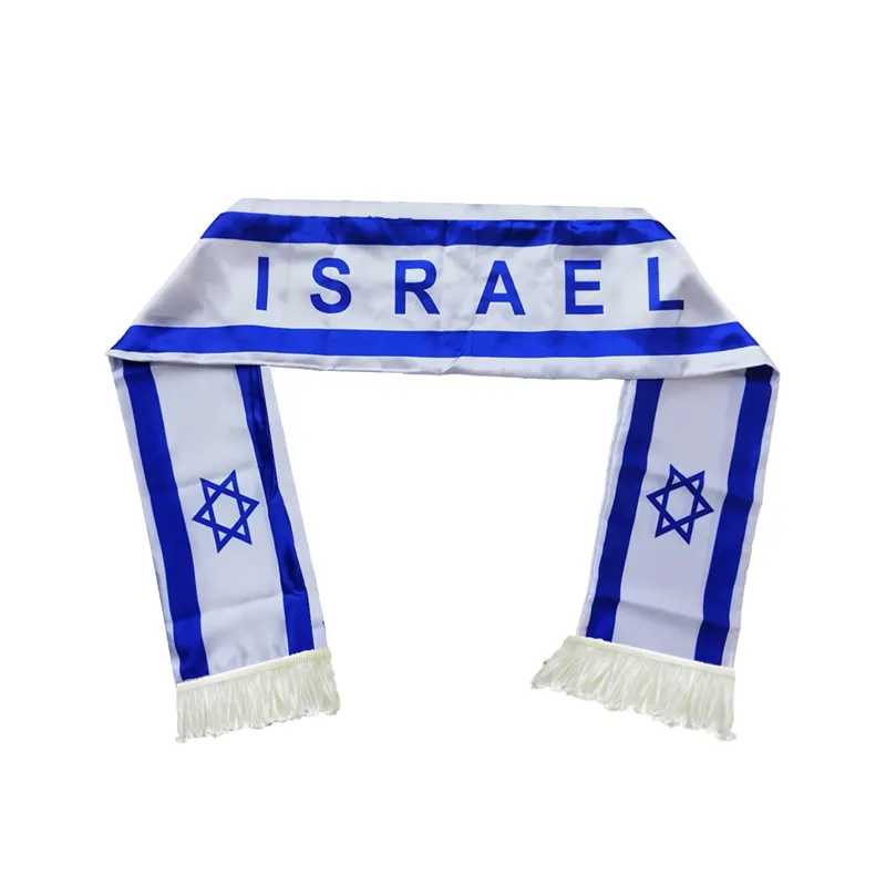 Großhandel Israel Hijab Männer Schal Israelische Flagge Schal Israel Produkte Versand nach Israel