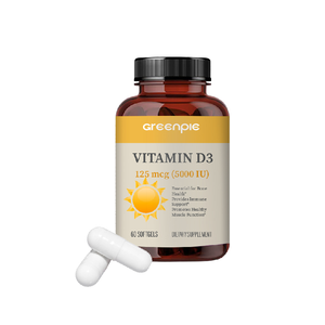 Greenpie OEM <span class=keywords><strong>Capsule</strong></span> di Vitamina <span class=keywords><strong>D3</strong></span> K2 Halal Vegane, Integratore per la Salute Immunitaria e delle Ossa, <span class=keywords><strong>Capsule</strong></span> di Vitamina <span class=keywords><strong>D3</strong></span> - Product Image 3