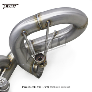 Vente directe d'usine, échappement Catback en acier inoxydable 304 avec collecteur pour Porsche 911 <span class=keywords><strong>991</strong></span>/<span class=keywords><strong>991</strong></span>.1 <span class=keywords><strong>GT3</strong></span> 4.0 2015-2018, tuyau d'échappement performant - Product Image 6