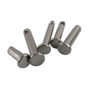 IQIHUI 304 Stainless Steel Clevis <b>Pins</b> Flat Head Single Hole Assortment Kit 44Pcs M3 M4 M5 Sizes - Product Image 2