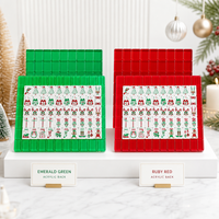 Nouvelles tuiles de mahjong classiques en acrylique, ensemble de tuiles modernes avec supports pour le mahjong, pour le divertissement à domicile et les voyages
