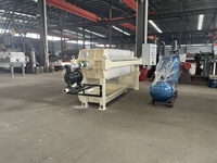 Presse à filtre à plaques et à cadres hydraulique semi-automatique en PP à prix avantageux pour le gypse