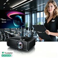 Proyector Optoma YEW8984ST de 4000 Lúmenes para Juegos con Sonido Estéreo HIFI y Compatibilidad 3D