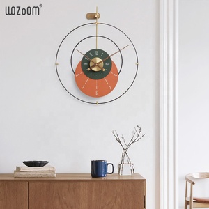 EMITDOOG Reloj de Pared de Metal de Lujo de Estilo <span class=keywords><strong>Español</strong></span> Moderno, Decoración de Lujo PARA EL Hogar, Reloj de Pared Grande - Product Image 5