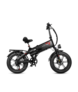 Vélo électrique Victrip T6 20 pouces avec pneus larges, 750W, batterie lithium 48V 55Ah, 7 vitesses, pliable, <span class=keywords><strong>suspension</strong></span> double et freins à disque doubles, OEM - Product Image 3